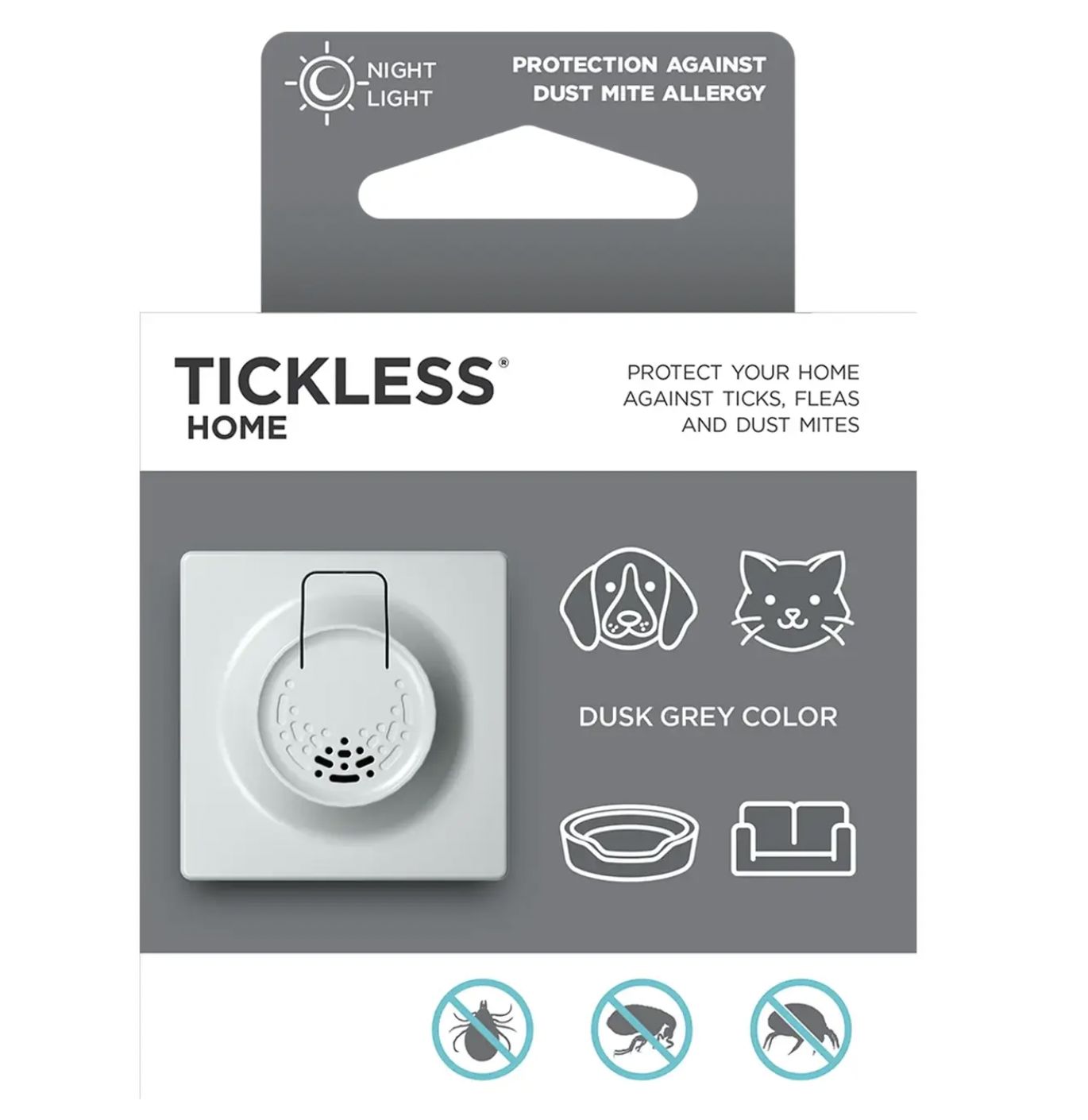 Tickless Home  Non-Toxic Tick, Flea, and Dust Mite Repellent Plug-In Night Light