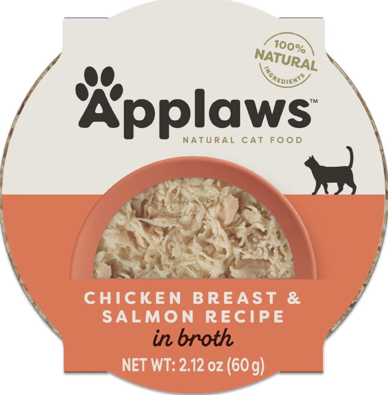 Applaws Chicken Breast &amp; Salmon Recipe in Broth  Cat Food Topper 2.12oz