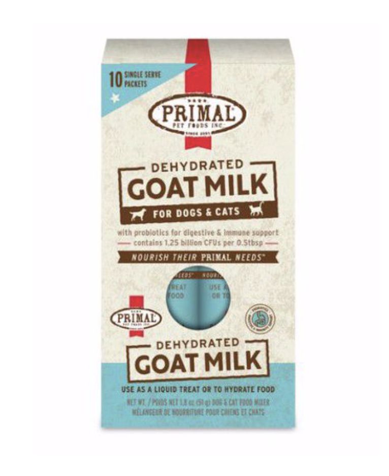 Primal Single Serve Dehydrated Goat Milk Packets  each