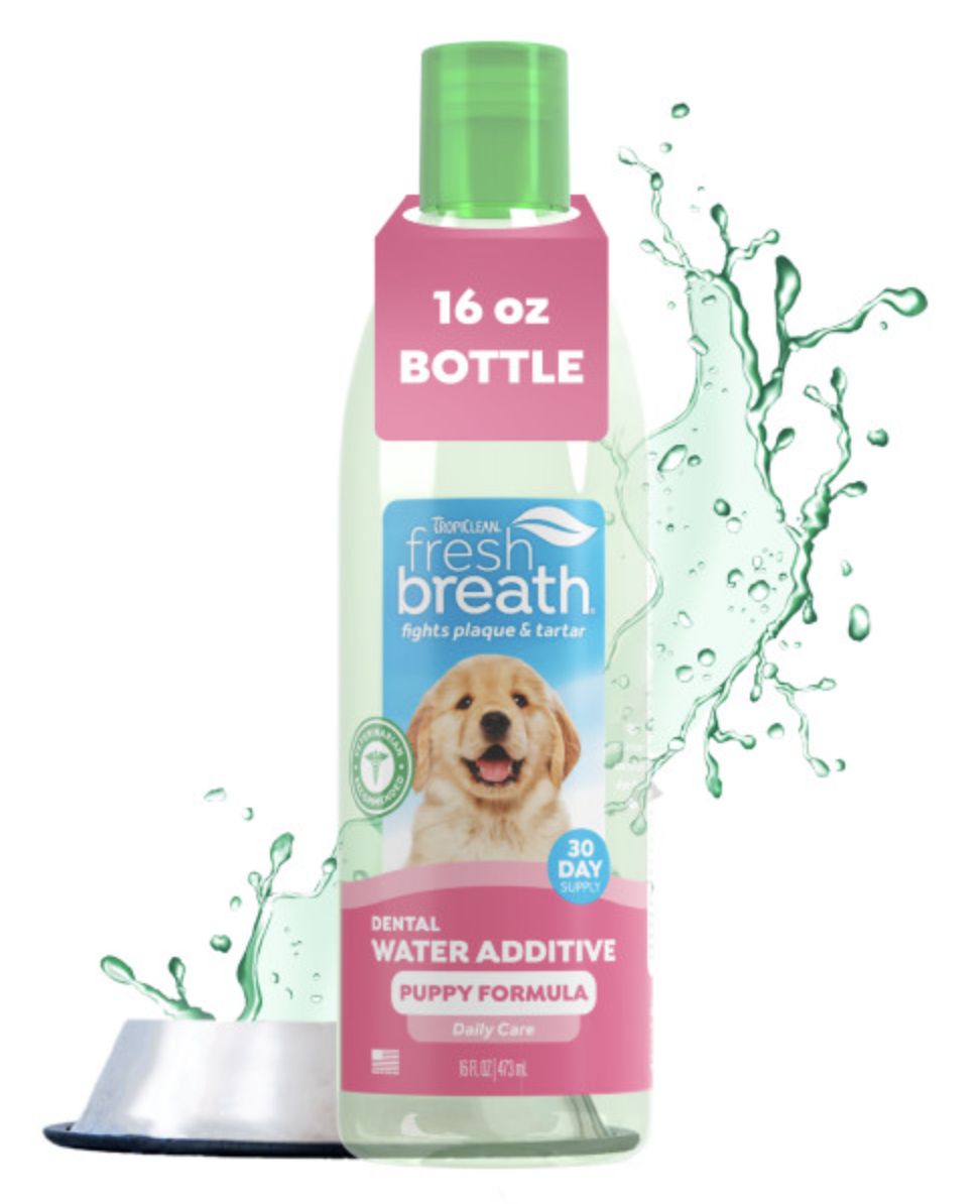 Tropiclean Fresh Breath Dental Water Additive Puppy 16oz