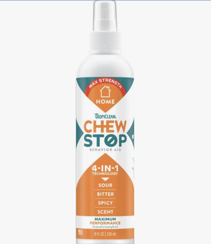 TropiClean Chew Stop Dog Deterrent Home Spray 8oz