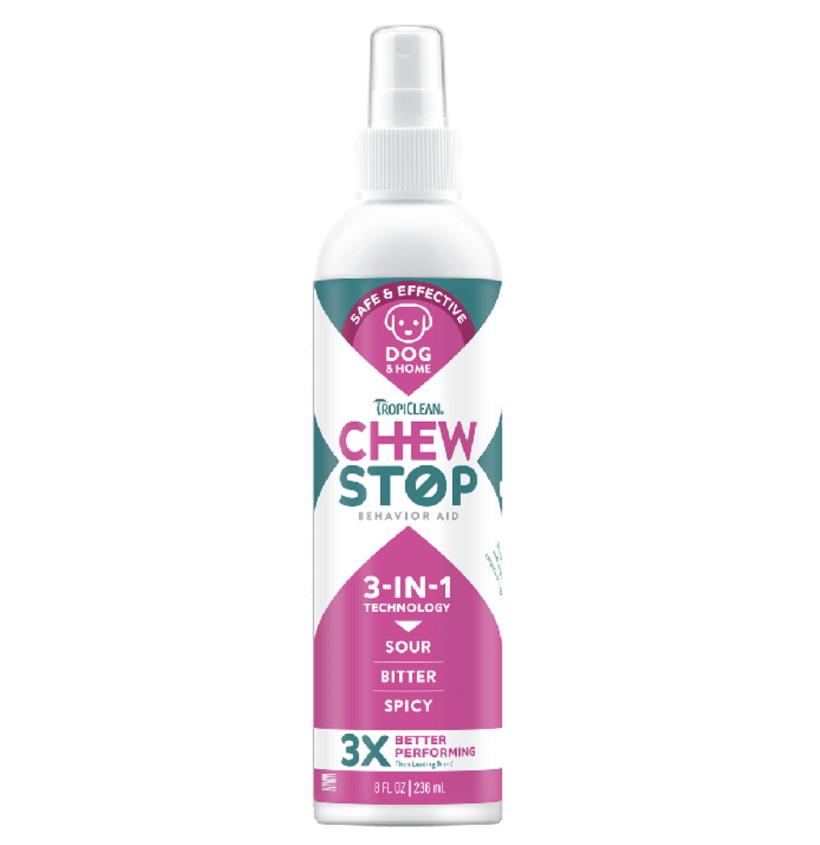 TropiClean Chew Stop Dog Deterrent Spray 8oz