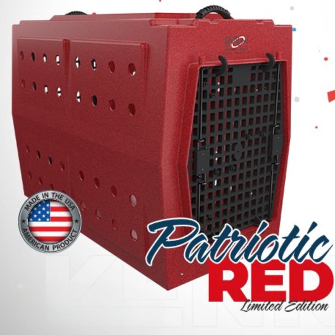 Ruffland Performance Kennels Pre Order, Color: Limited Edition Red, Size: Small, Type: Single Door