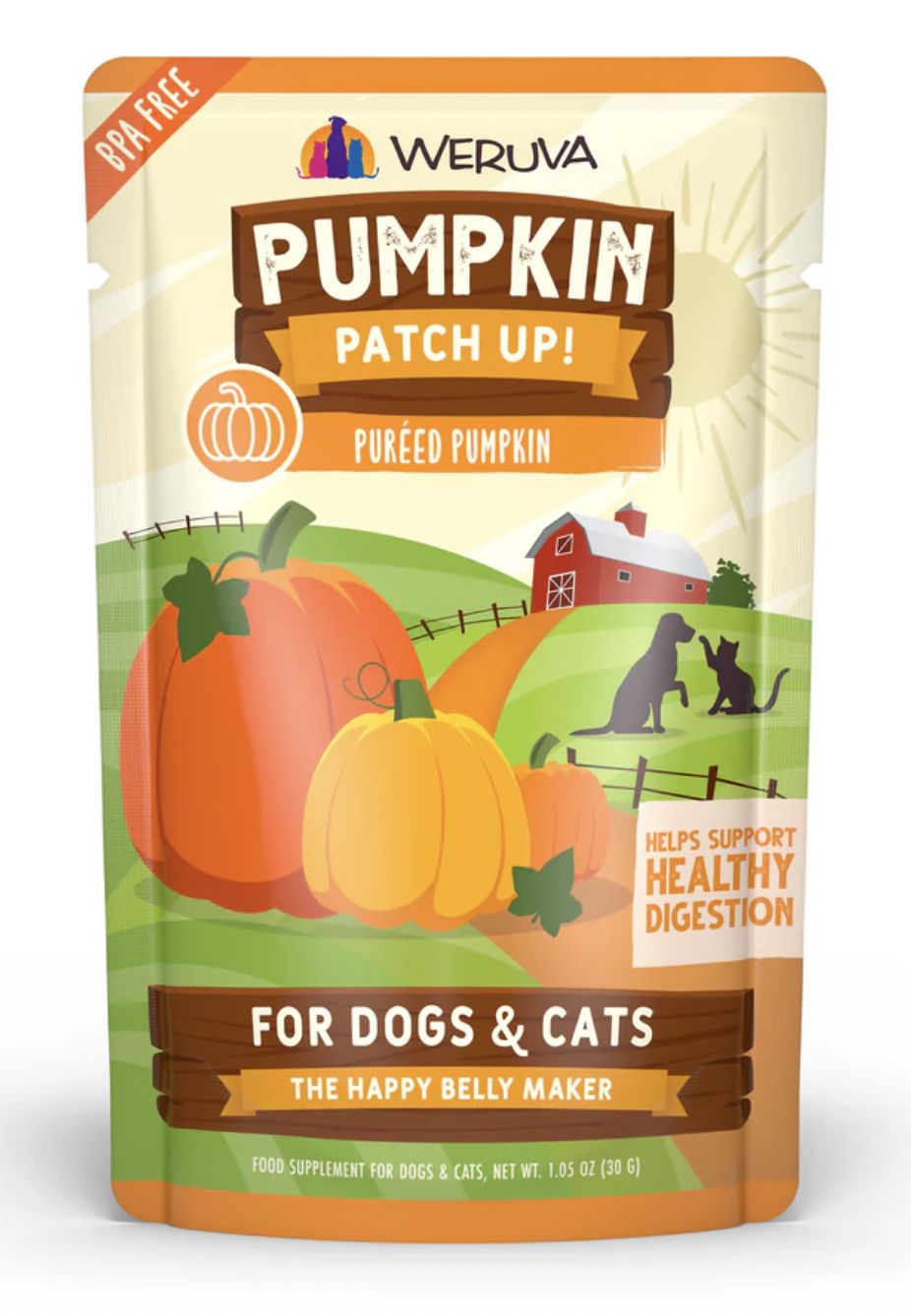 Weruva Pureed Pumpkin Pouch 1.05oz