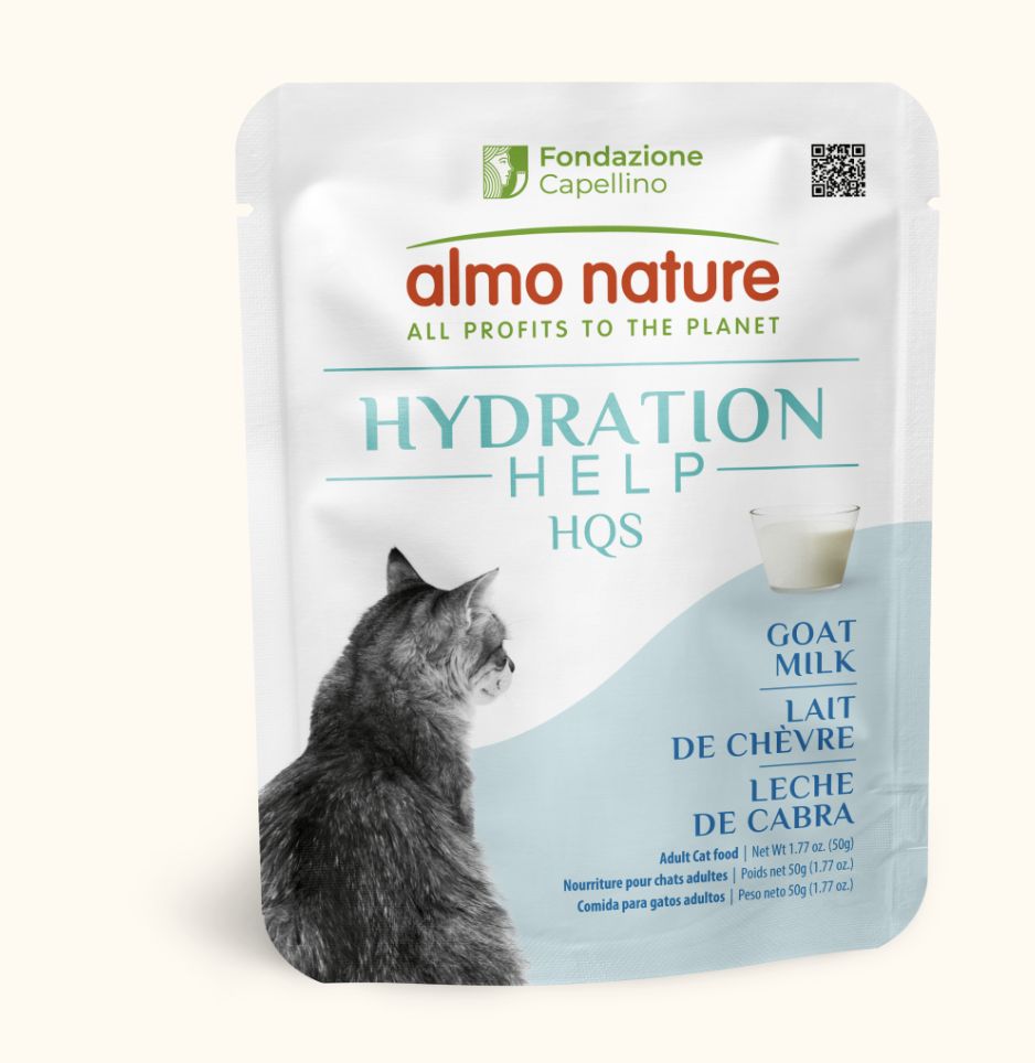 Almo Hydration Help HQS Goat Milk for cats 1.77oz