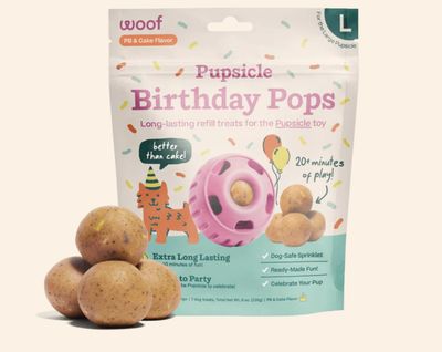 Woof Birthday Cake Pupsicle Refill Pops - Large