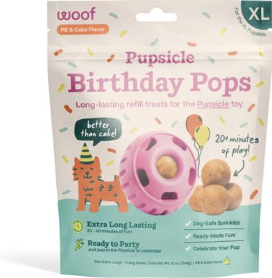 Woof Birthday Cake Pupsicle Refill Pops - XL