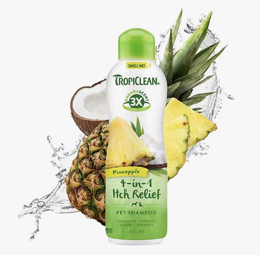 TropiClean EnduraScent Pineapple Itch Relief Shampoo 20oz