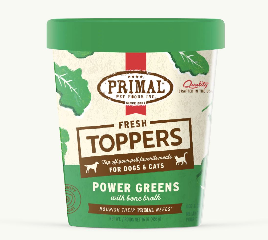 Primal Frozen Fresh Toppers Power Greens 16oz