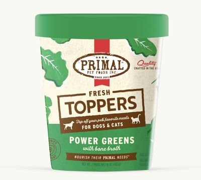 Primal Frozen Fresh Toppers Power Greens 16oz