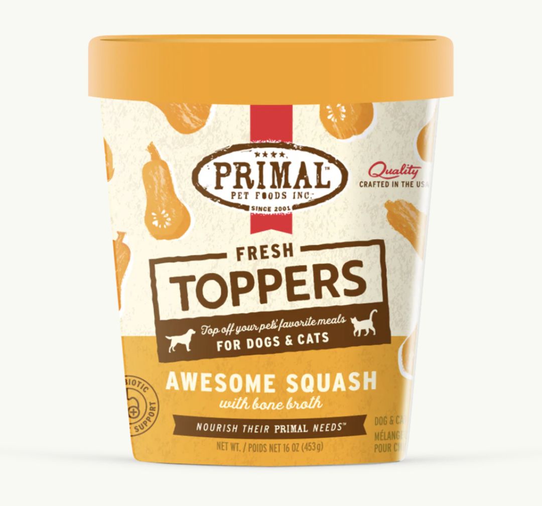 Primal Frozen Toppers Awesome Squash 16oz