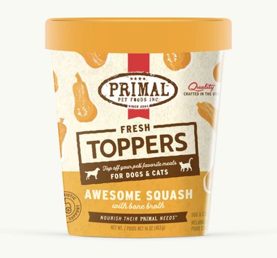 Primal Frozen Toppers Awesome Squash 16oz