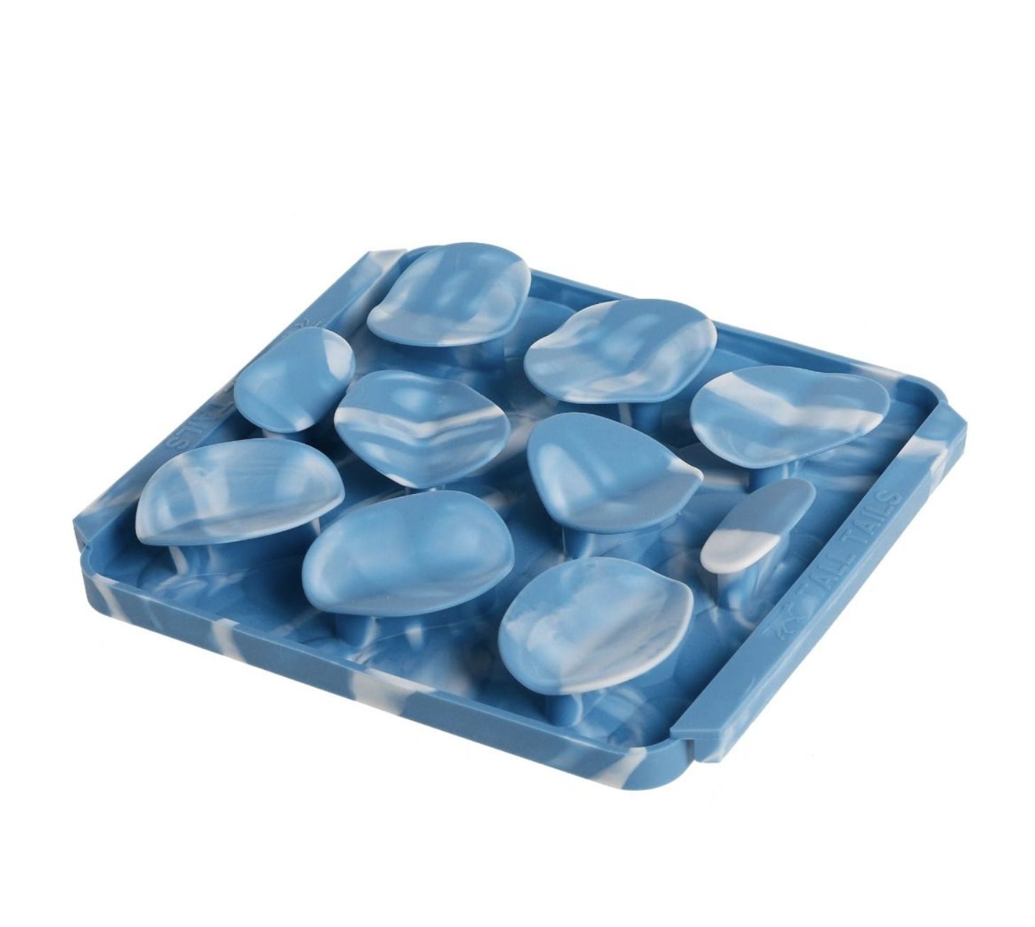 Tall Tails 8&quot; Silicone Foraging Mat - River Rocks