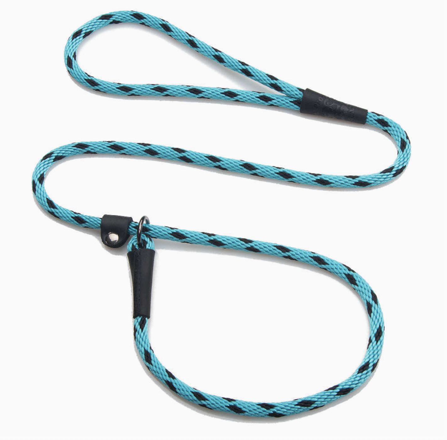 Mendota Slip Lead 3/8&quot; x 4&#39; Black Ice Turquoise