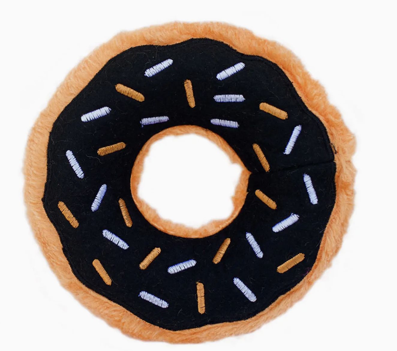 ZippyPaws Donutz Pumpkin Spice Plush Dog Toy