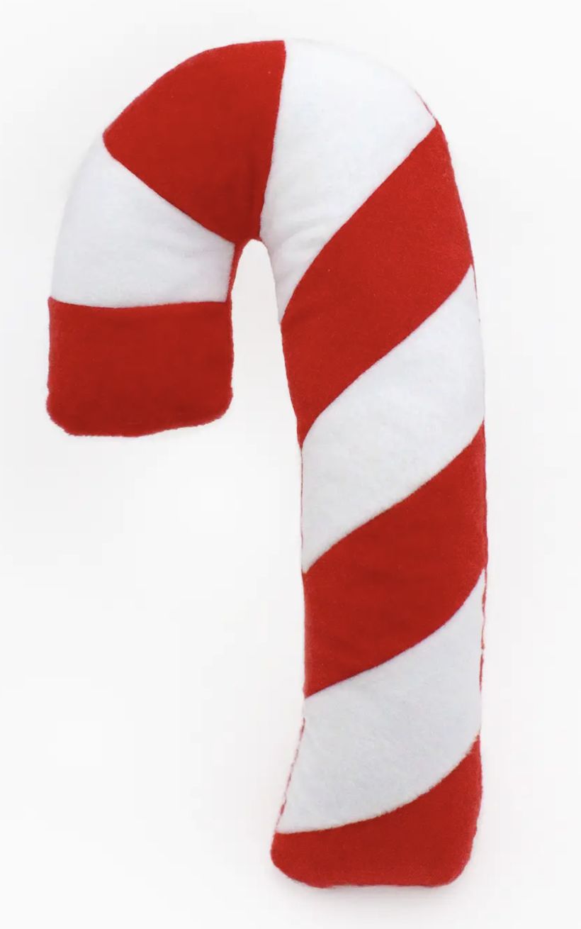 ZippyPaws Holiday Jigglerz Candy Cane Christmas Dog Toy