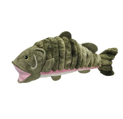 PetLou 36&quot; Farm Friends Salmon Jumbo Dog Toy