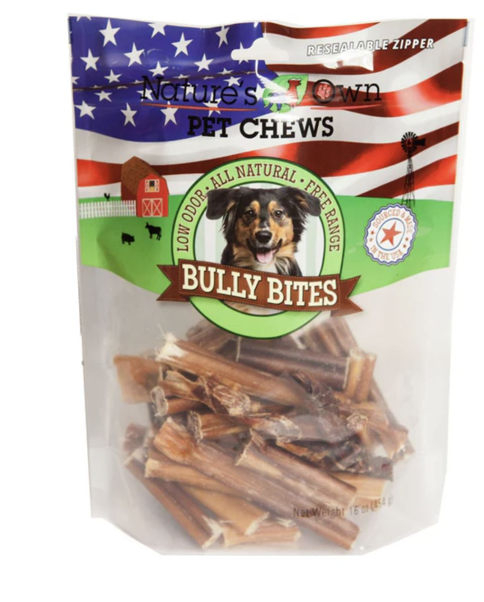 Nature&#39;s Own Bully Bites Dog Treats 1lb