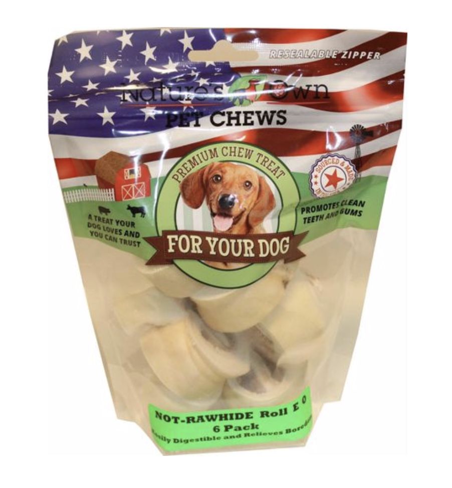 Nature&#39;s Own Beef Roll Dog Treats 6 pieces