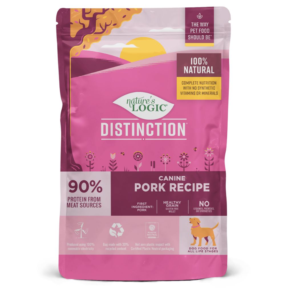 Nature&#39;s Logic Distinction Canine Pork 4.4lb