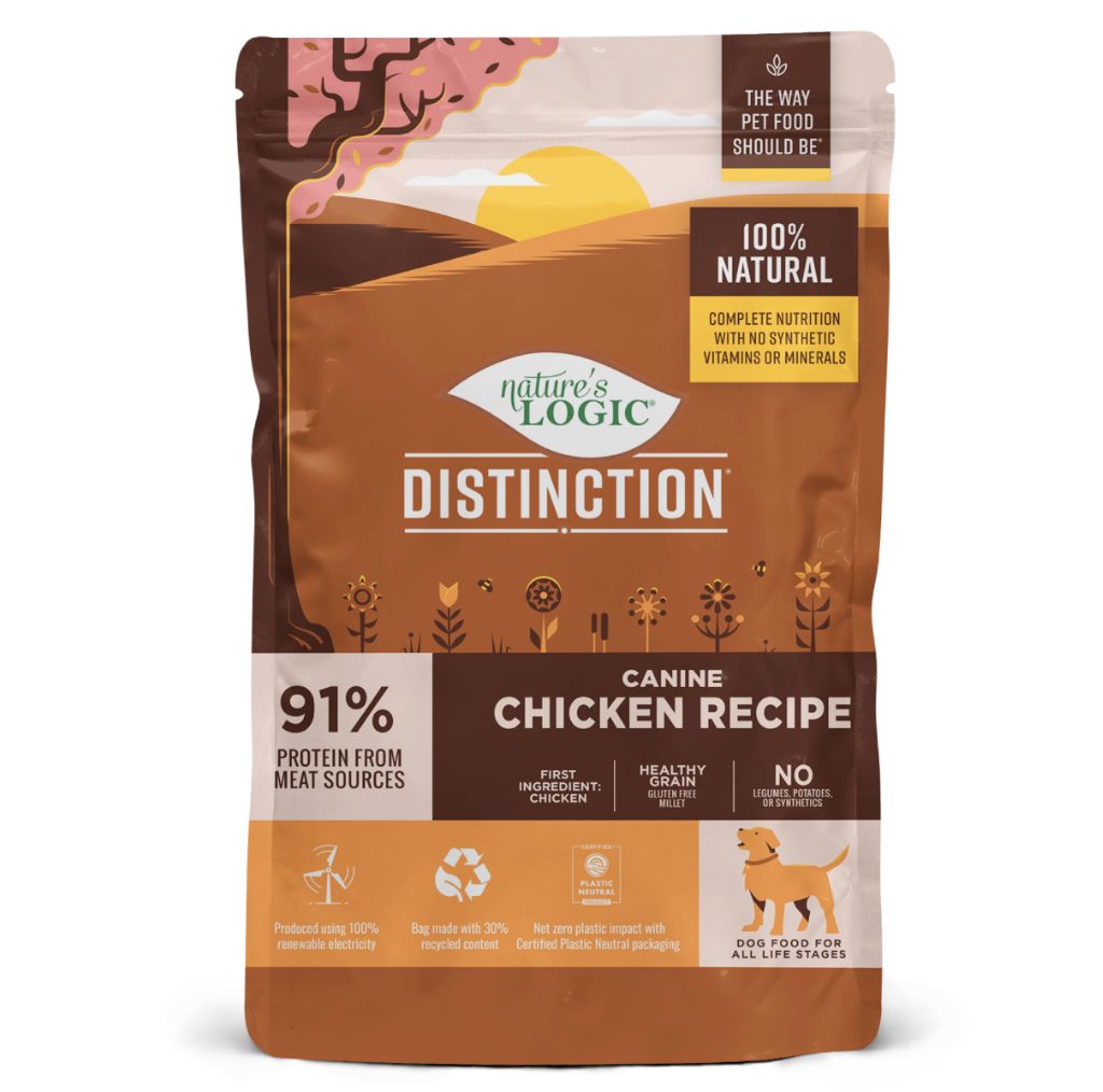 Nature&#39;s Logic Distinction Chicken Recipe Dog Food 12lb