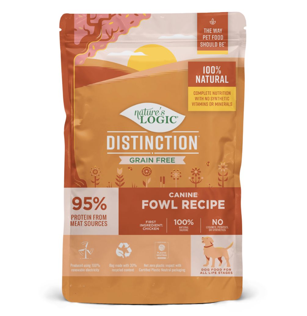 Nature’s Logic Distinction Grain-Free Fowl Recipe Dog Food 24lb