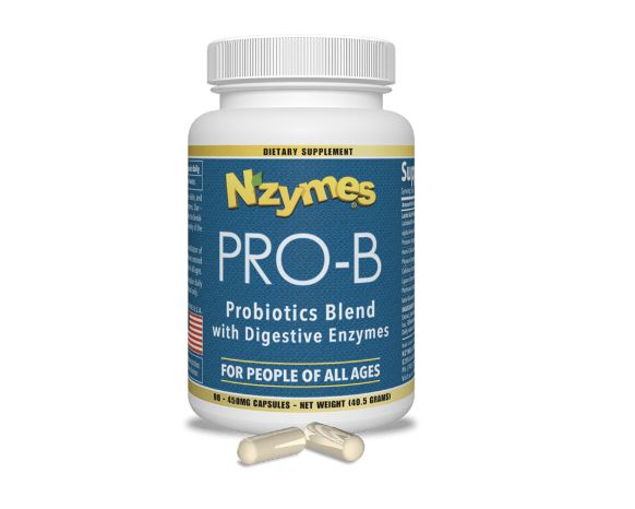 Nzymes Pro-B Probiotic &amp; Digestive Enzymes for People 90 Capsules