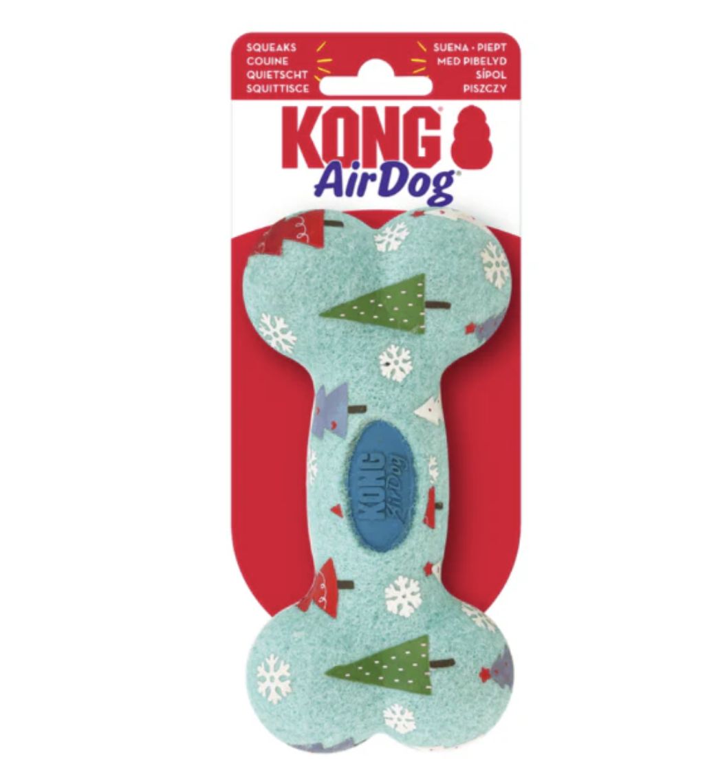 Kong Holiday Air Squeaker Bone Medium Dog Toy