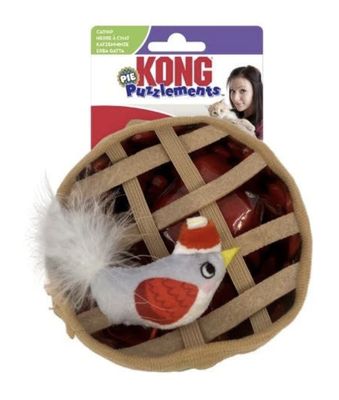 Kong Holiday Puzzlements Pie Cat Toy