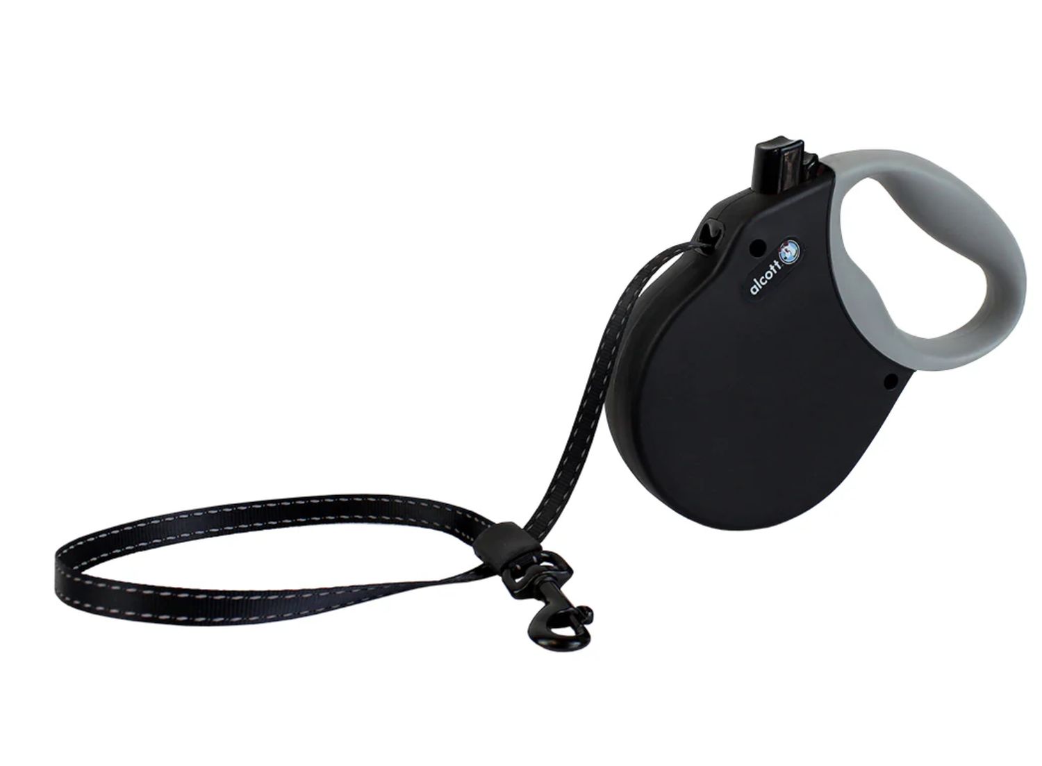 Alcott Adventure Retractable Leash Black 16ft. - Large