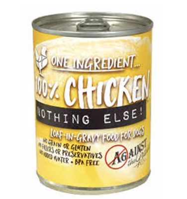 Evanger&#39;s Against the Grain Nothing Else One Ingredient Chicken Dog Food 11oz