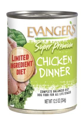 Evanger&#39;s Premium Chicken Dinner Canned Dog Food 12.8oz