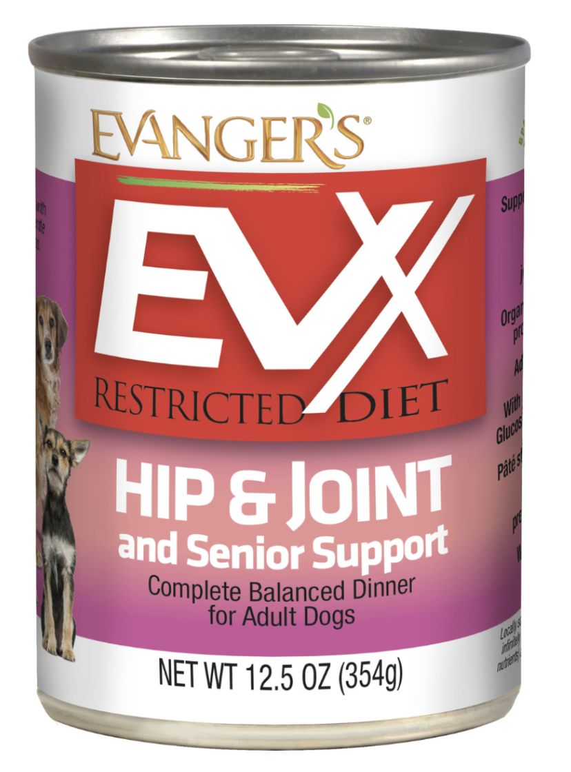 Evanger&#39;s EVX Restricted Hip and Joint Diet Canned Dog Food 12.5oz