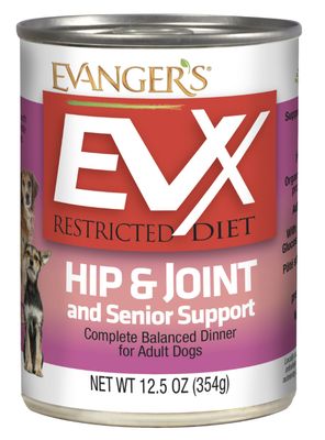 Evanger&#39;s EVX Restricted Hip and Joint Diet Canned Dog Food 12.5oz