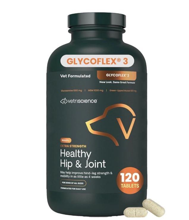VetriScience Glycoflex Stage 3 Ultimate Strength Canine Joint Supplement 120 Chewable Tablets