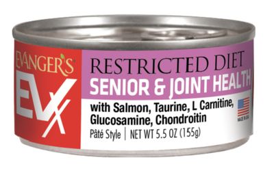 Evanger's EVX Restricted Senior and Joint Health Diet Canned Cat Food 5.5oz