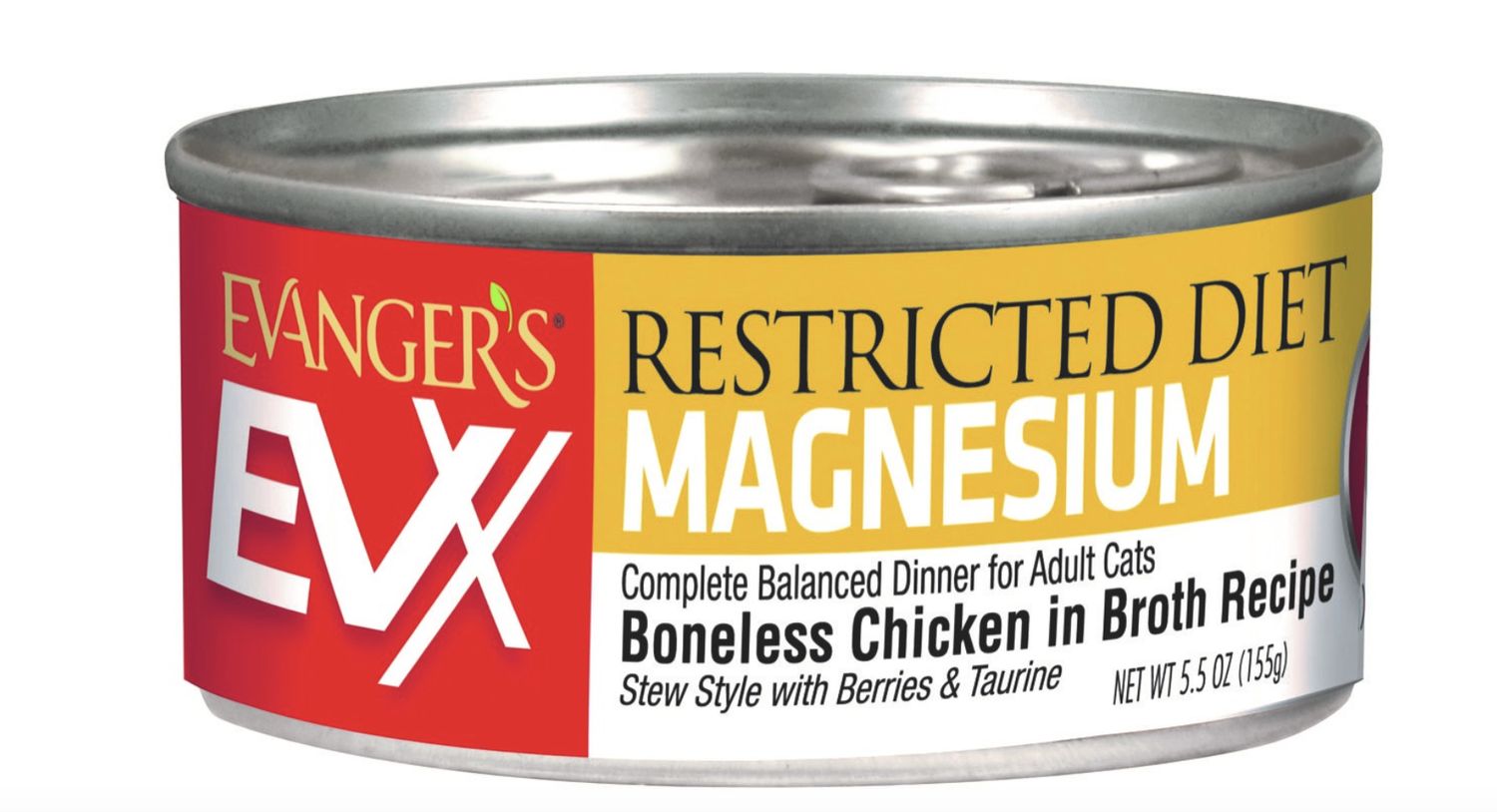 Evanger&#39;s EVX Restricted Magnesium Diet Canned Cat Food 5.5