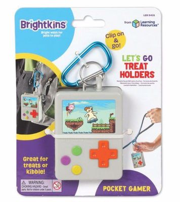 Brightkins Let&#39;s Go Treat Holder Pocket Gamer for Dogs
