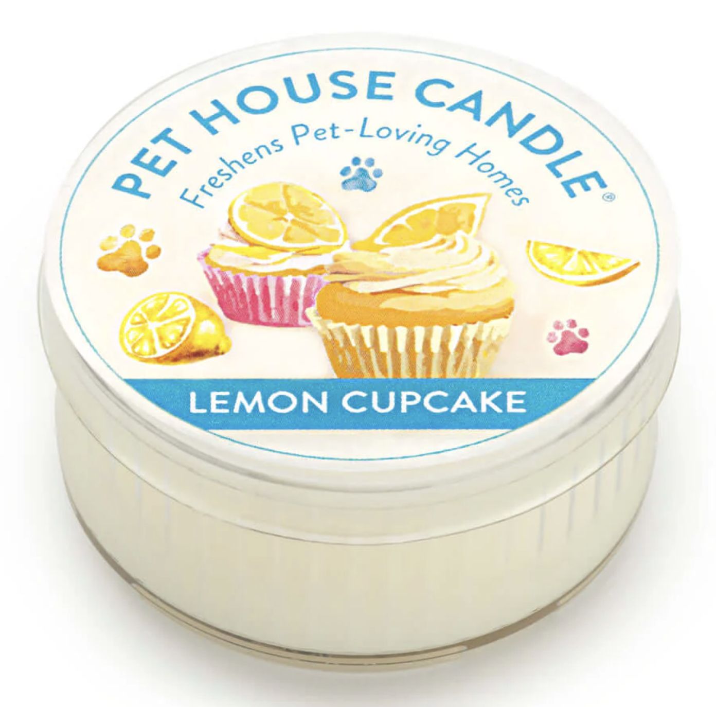 Pet House Mini Candles- Lemon Cupcake