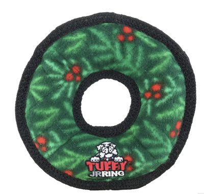 Tuffy Ring Holiday Wreath Dog Toy