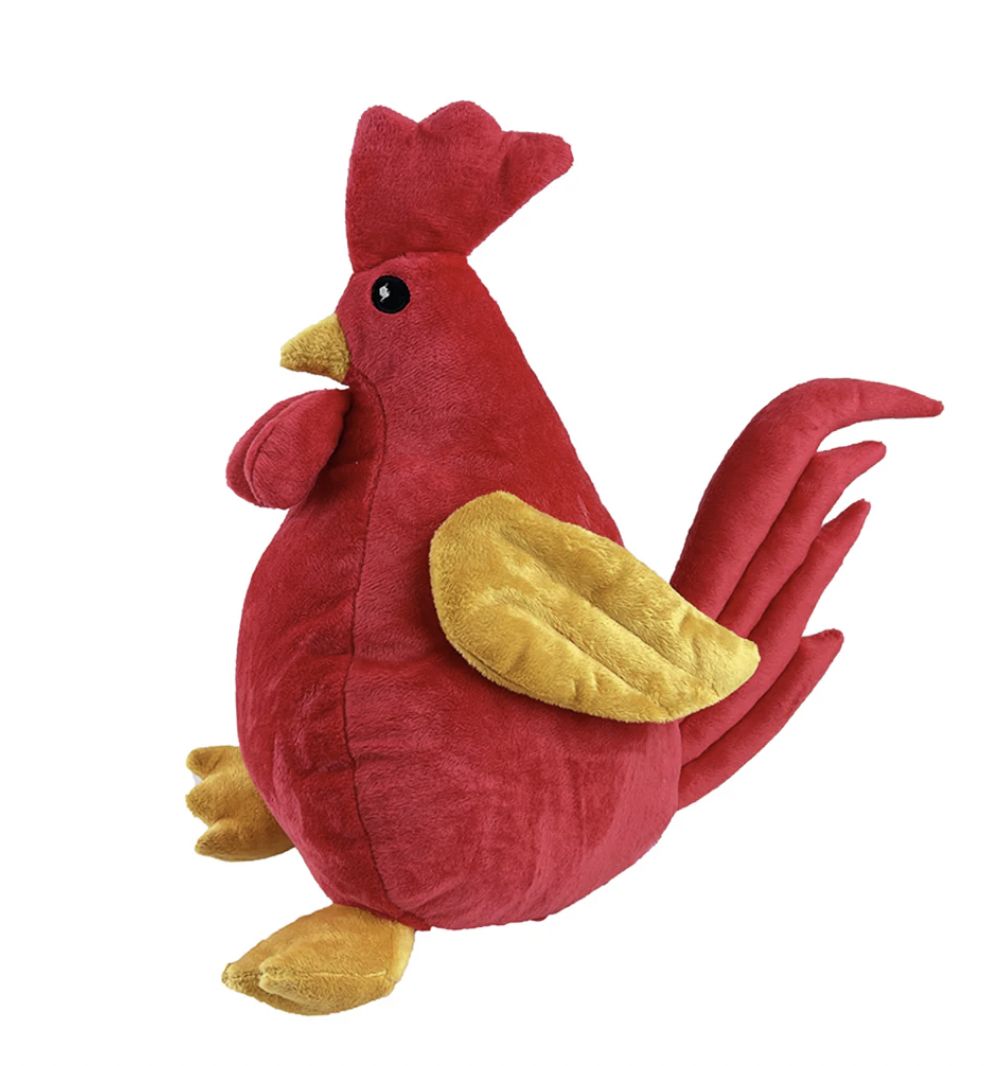 PetLou 13&quot; Rooster Plush Dog Toy