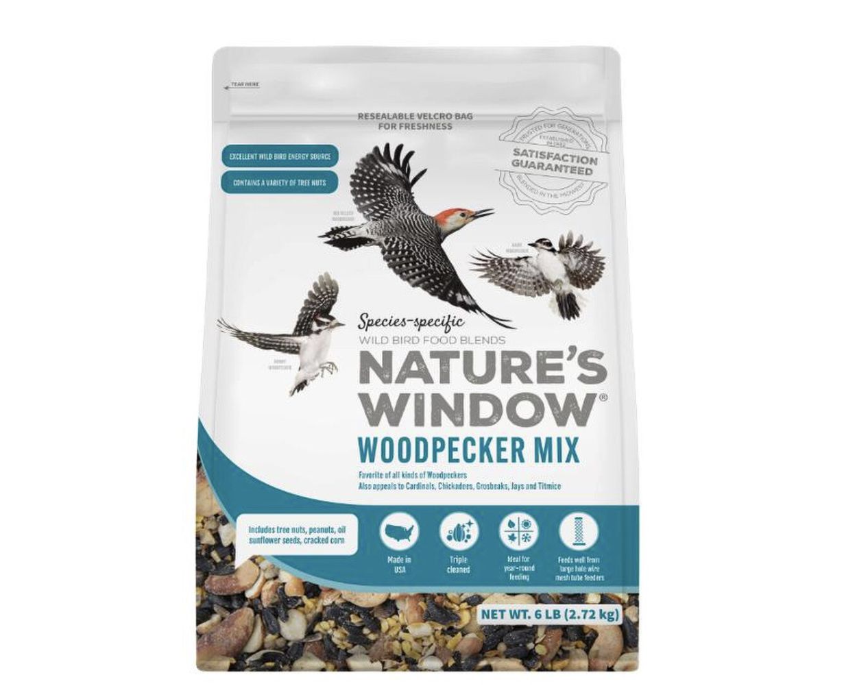 Nature&#39;s Window Woodpecker Bird Seed 6lb