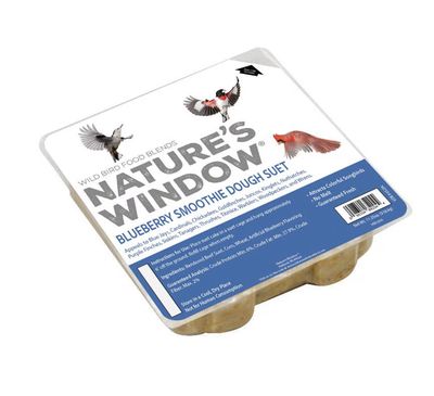 Nature&#39;s Window Blueberry Smoothie Suet Cake for Birds