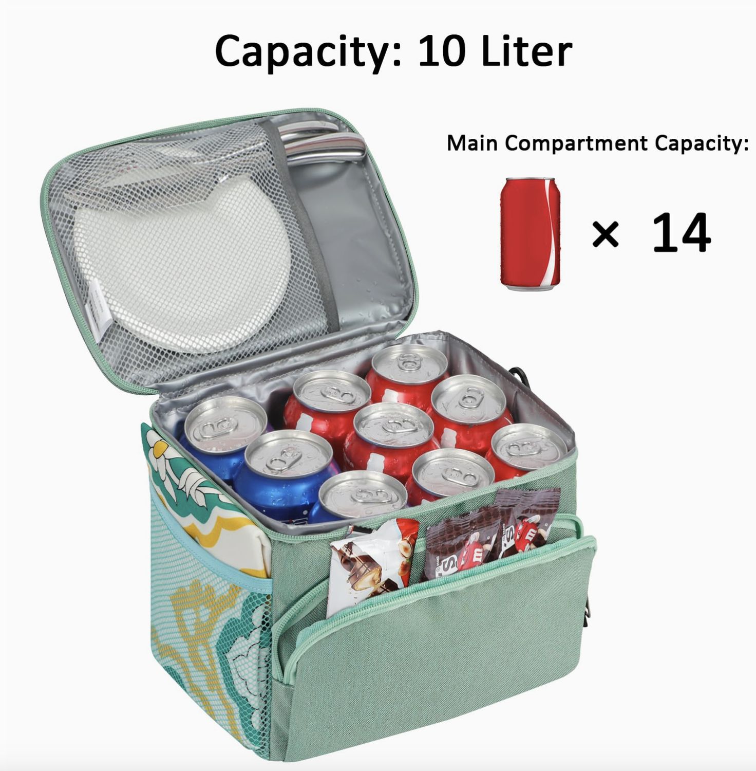 Wandf Insulated Lunch Bag Cooler - Mint Green