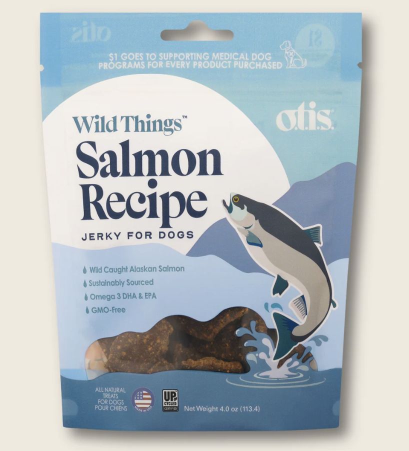 Otis Wild Things Salmon Jerky Dog Treats 4oz