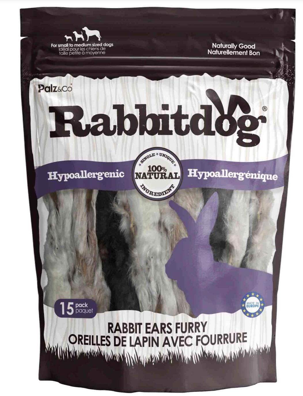 Palz&amp;Co Furry Rabbit Ears, 15 Pack