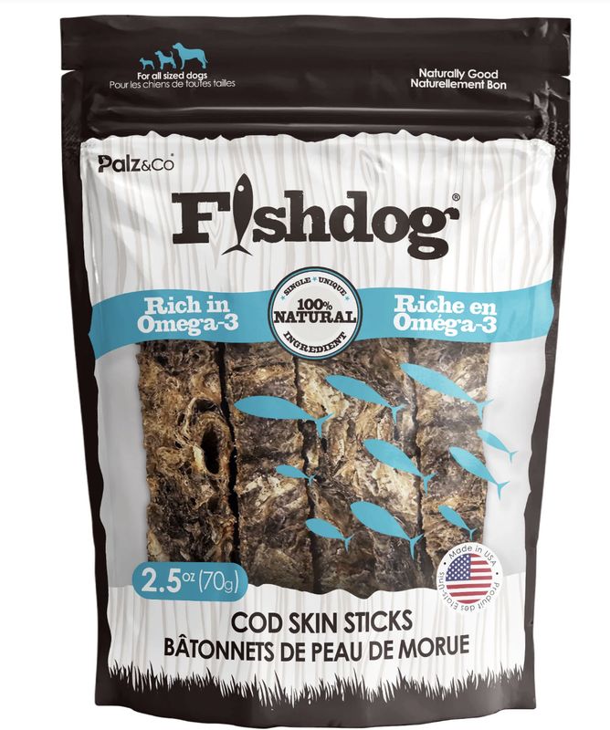 Premium Cod Sticks Palz&Co Cod Skin Chew Sticks 2.5oz