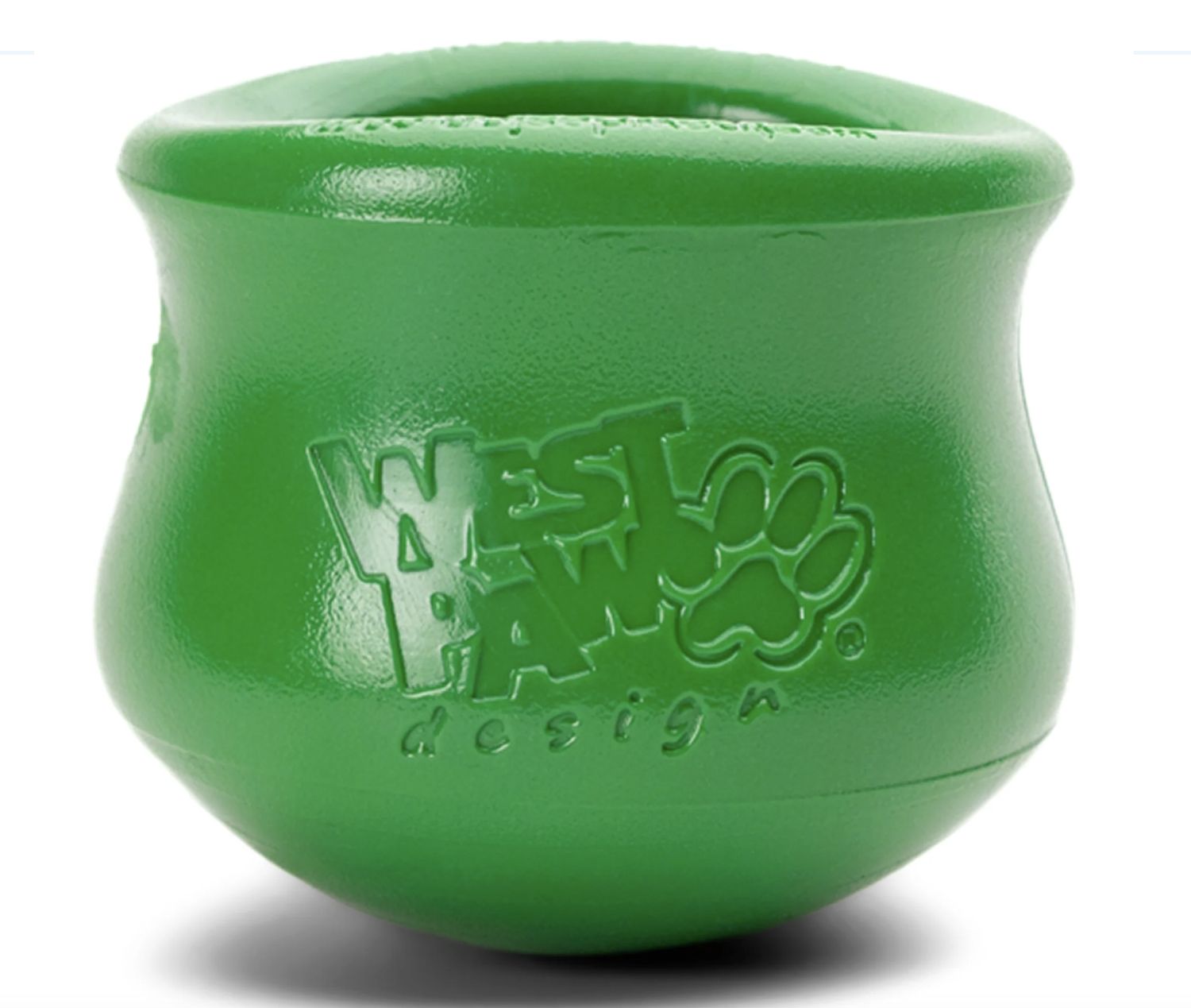 West Paw Holiday Clover Toppl Interactive Slow Feeder Puzzle - Small