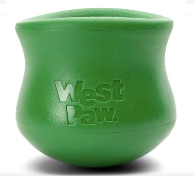 West Paw Holiday Clover Toppl Interactive Slow Feeder Puzzle- Large