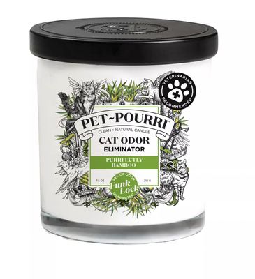 Pet Pourri Purrfectly Bamboo Odor Eliminator Candle 7.5oz